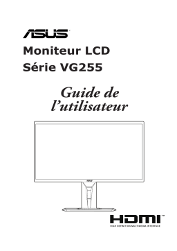 Asus VG255H Monitor Mode d'emploi