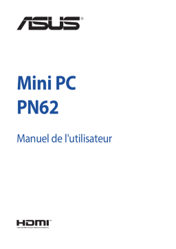Asus Mini PC PN62 Mini PC Manuel utilisateur