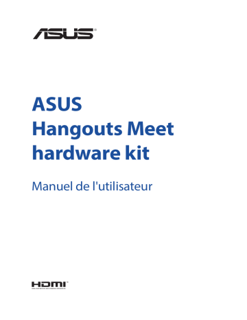 Asus Hangouts Meet hardware kit Desktop Manuel utilisateur | Fixfr