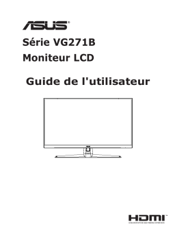 Asus TUF Gaming VG27WQ1B Monitor Mode d'emploi