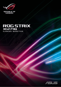 Asus ROG Strix XG279Q-G Aura Sync accessory Mode d'emploi