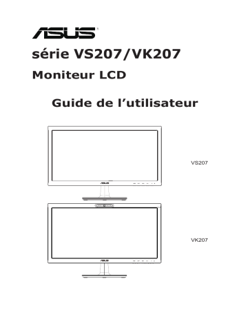 VK207S | VS207DF | VS207NE | VS207T-P | VS207T | VS207D-P | Asus VS207DE Monitor Mode d'emploi | Fixfr