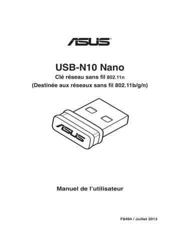 Asus USB-N10 NANO 4G LTE / 3G Router Manuel utilisateur | Fixfr