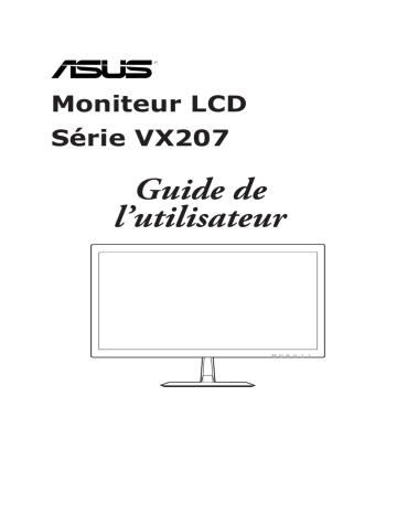 VX207DE | Asus VX207NE Monitor Mode d'emploi | Fixfr