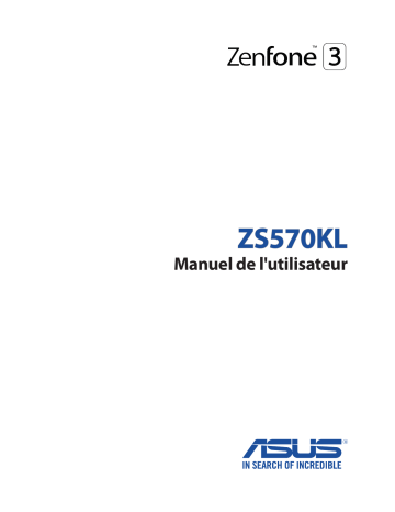 Asus ZenFone 3 Deluxe (ZS570KL) Phone Mode d'emploi | Fixfr