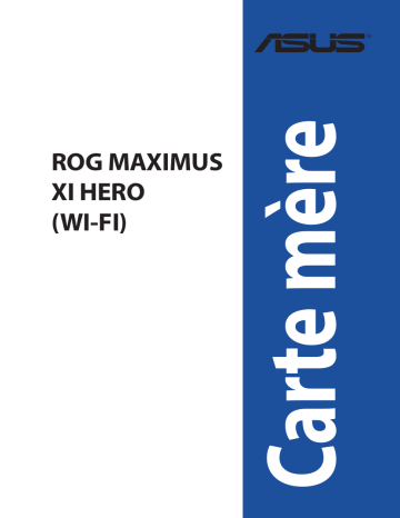 Asus ROG MAXIMUS XI HERO (WI-FI) Call of Duty - Black Ops 4 Edition Motherboard Manuel utilisateur | Fixfr