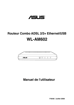 Asus WL-AM602 4G LTE / 3G Router Manuel utilisateur