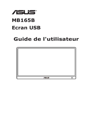 Asus ZenScreen MB165B Monitor Mode d'emploi | Fixfr