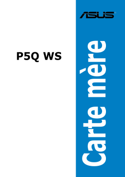 Asus P5Q WS Servers & Workstation Manuel utilisateur