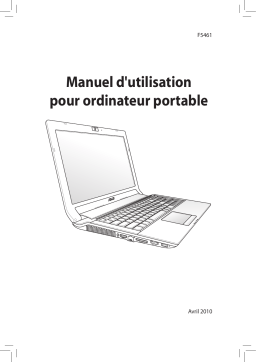 Asus N53Jf Laptop Manuel utilisateur