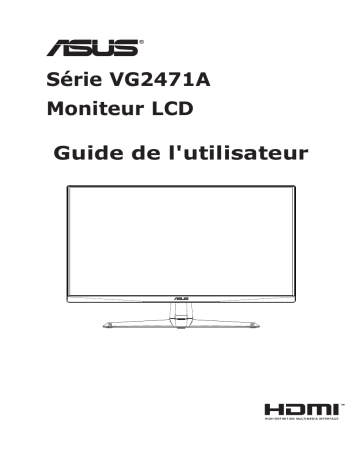 Asus TUF GAMING VG247Q1A Monitor Mode d'emploi | Fixfr