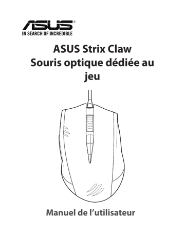 Asus STRIX CLAW Aura Sync accessory Manuel utilisateur | Fixfr