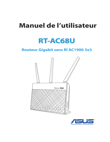 Asus RT-AC68U Gaming Router Manuel utilisateur | Fixfr