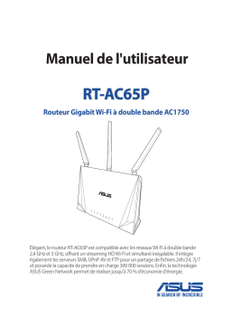 Asus RT-AC65P 4G LTE / 3G Router Manuel utilisateur