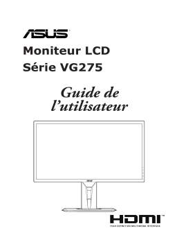 Asus VG275Q Monitor Mode d'emploi