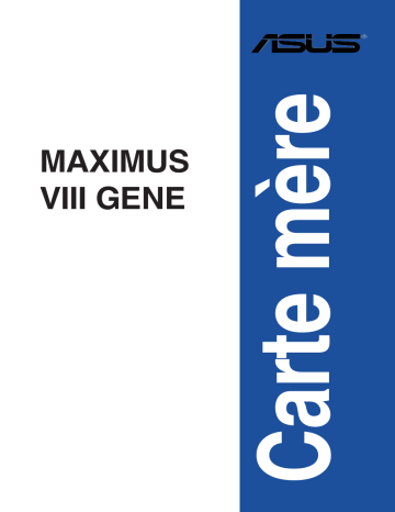 Asus MAXIMUS VIII GENE Aura Sync accessory Manuel utilisateur | Fixfr