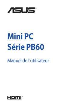 Asus Mini PC PB60 Desktop Manuel utilisateur