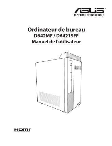 ExpertCenter D6 Mini Tower D6421SFF | Asus PRO D642MF Tower PC Manuel du propriétaire | Fixfr