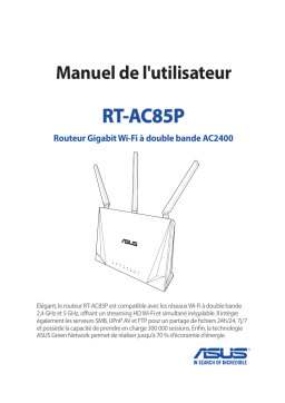 Asus RT-AC85P 4G LTE / 3G Router Manuel utilisateur