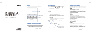 Asus A553SA Laptop Manuel utilisateur | Fixfr