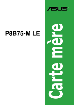 Asus P8B75-M LE Motherboard Manuel utilisateur