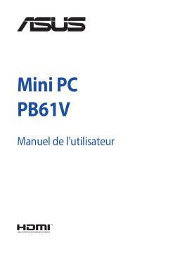 Asus Mini PC PB61V Mini PC Manuel utilisateur