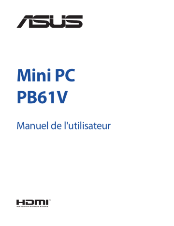 Asus Mini PC PB61V Mini PC Manuel utilisateur | Fixfr