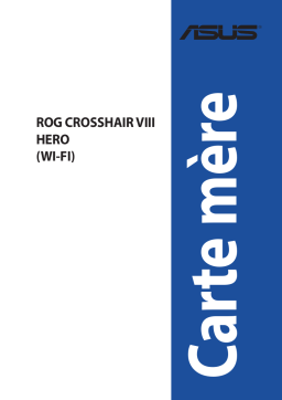 Asus ROG CROSSHAIR VIII HERO (WI-FI) Motherboard Manuel utilisateur