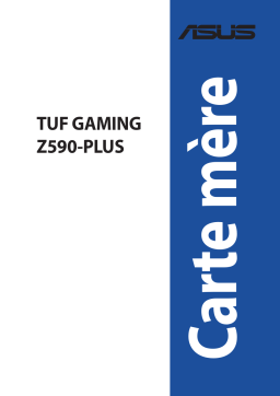 Asus TUF GAMING Z590-PLUS Motherboard Manuel utilisateur
