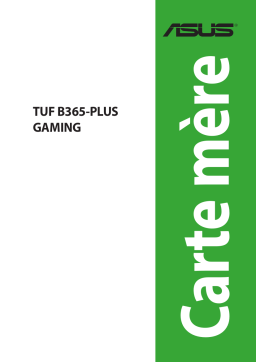 Asus TUF B365-PLUS GAMING Motherboard Manuel utilisateur