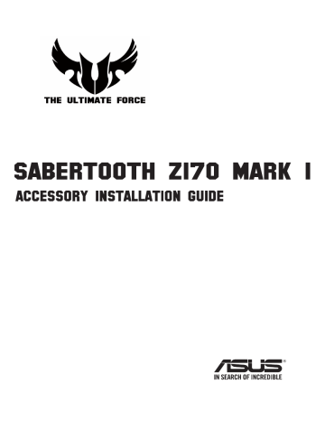 Asus SABERTOOTH Z170 MARK 1 Motherboard Manuel utilisateur | Fixfr