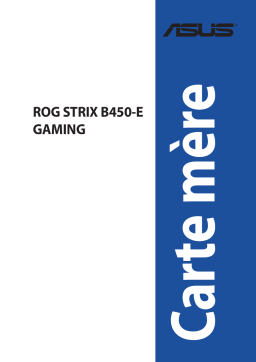 Asus ROG STRIX B450-E GAMING Aura Sync accessory Manuel utilisateur