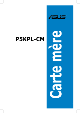 Asus P5KPL-CM Motherboard Manuel utilisateur