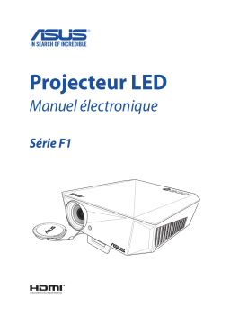 Asus F1 Projector Mode d'emploi