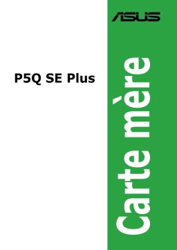 Asus P5Q SE PLUS Motherboard Manuel utilisateur