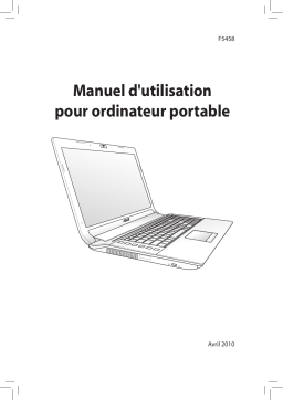 Asus N73Jf Laptop Manuel utilisateur