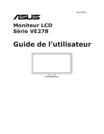 VE278N | Asus VE278H Monitor Mode d'emploi | Fixfr