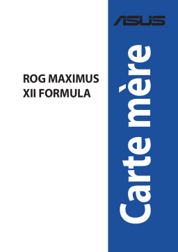 Asus ROG MAXIMUS XII FORMULA Motherboard Manuel utilisateur