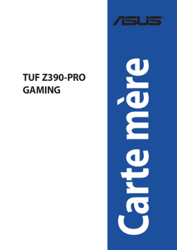 Asus TUF Z390-PRO GAMING Motherboard Manuel utilisateur