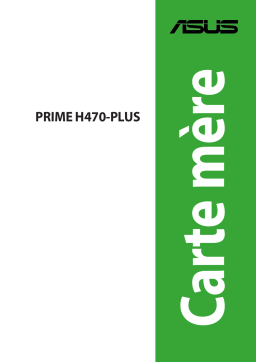 Asus PRIME H470-PLUS Motherboard Manuel utilisateur