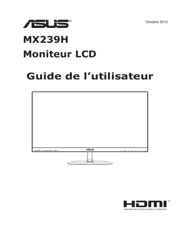 Asus Designo MX239HR Monitor Mode d'emploi | Fixfr