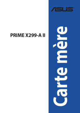 Asus Prime X299-A II Motherboard Manuel utilisateur
