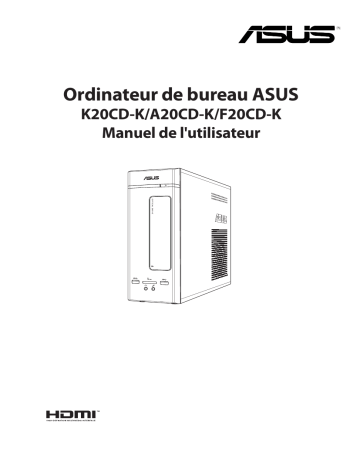 Asus VivoPC K20CD Tower PC Manuel utilisateur | Fixfr