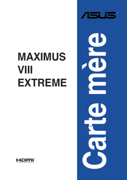 Asus MAXIMUS VIII EXTREME Aura Sync accessory Manuel utilisateur