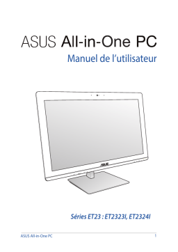 Asus ET2323INT All-in-One PC Manuel utilisateur