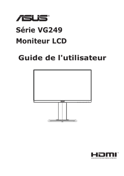 Asus TUF Gaming VG249Q Monitor Mode d'emploi