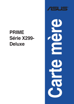 Asus PRIME X299-DELUXE Motherboard Manuel utilisateur