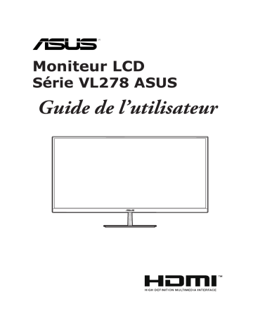 Asus VL278H Monitor Mode d'emploi | Fixfr