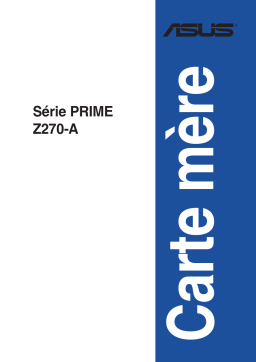 Asus PRIME Z270-A Motherboard Manuel utilisateur
