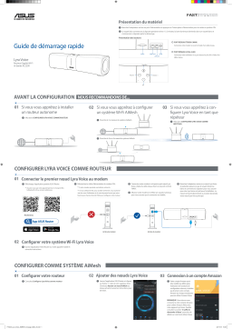 Asus Lyra Voice 4G LTE / 3G Router Guide de démarrage rapide